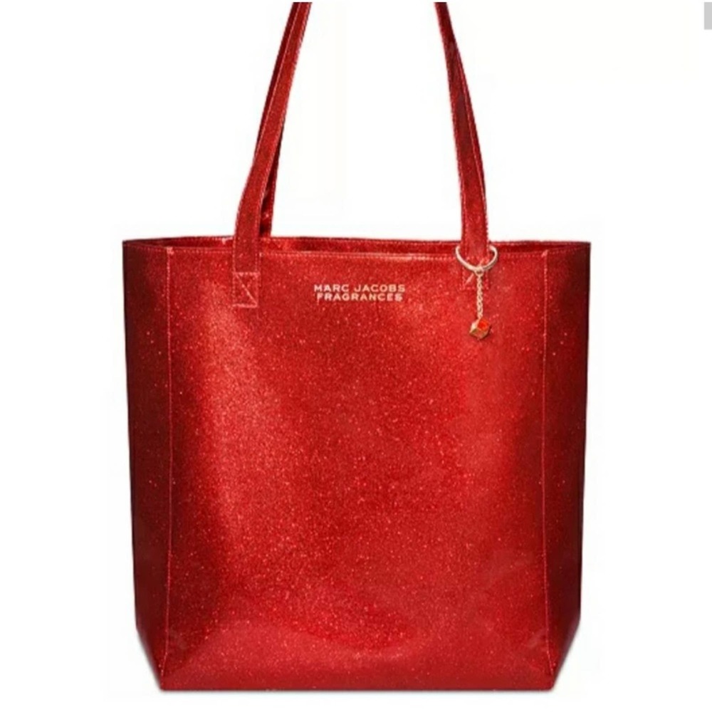 NWT Marc Jacobs Red Sparkly Tote Bag